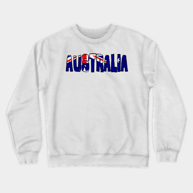 Australia Crewneck Sweatshirt by Design5_by_Lyndsey